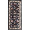 Superior Washable Indoor Large Area Rug, Nylon, Home Decor, Living Room, Bedroom, Hallway, Office, Machine Wash, Durable Cotton Backing, Traditional, Zadar Collection, 10′ x 14′, Navy Blue/Ivory(A Navy Blue – Ivory)