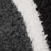 Superior Waverling Shag Indoor Area Rug, Black, 4′ x 6′