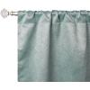Superior Waverly Blackout Curtain Set of 2, Thermal Insulated Panel Pair with Grommet Top Header, Beautiful Embossed Wave Room Darkening Drapes, Available in 4 Lengths – Ivory, 52”x84” each(Teal)