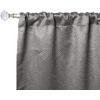 Superior Waverly Blackout Curtain Set of 2, Thermal Insulated Panel Pair with Grommet Top Header, Beautiful Embossed Wave Room Darkening Drapes, Available in 4 Lengths – Ivory, 52”x84” each(Silver)