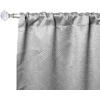 Superior Waverly Blackout Curtain Set of 2, Thermal Insulated Panel Pair with Grommet Top Header, Beautiful Embossed Wave Room Darkening Drapes, Available in 4 Lengths – Ivory, 52”x84” each(Chrome)