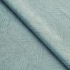 Superior Waverly Blackout Curtain Set of 2, Thermal Insulated Panel Pair with Grommet Top Header, Beautiful Embossed Wave Room Darkening Drapes, Available in 4 Lengths – Ivory, 52”x84” each(Teal)