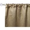Superior Waverly Blackout Curtain Set of 2, Thermal Insulated Panel Pair with Grommet Top Header, Beautiful Embossed Wave Room Darkening Drapes, Available in 4 Lengths – Ivory, 52”x84” each(Tan)