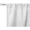 Superior Waverly Blackout Curtain Set of 2, Thermal Insulated Panel Pair with Grommet Top Header, Beautiful Embossed Wave Room Darkening Drapes, Available in 4 Lengths – Ivory, 52”x84” each(Snow White)