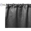 Superior Waverly Blackout Curtain Set of 2, Thermal Insulated Panel Pair with Grommet Top Header, Beautiful Embossed Wave Room Darkening Drapes, Available in 4 Lengths – Ivory, 52”x84” each(Grey)