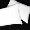 Superior White Down Alternative Pillow 2-Pack, Premium Hypoallergenic Microfiber Fill, Medium Density for Back, Stomach, and Side Sleepers – King Size, Solid White(White – Z)