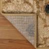 Superior Witland Modern Trellis Indoor Area Rug with Jute Backing Decor for Bedroom, Office, Living Room, Entryway, Vintage Tribal Area Rugs Viking Collection, 8′ x 10′, Royal Blue(Cream)