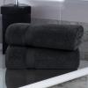 Superior Zero Twist 100% Cotton Bathroom Towels, Super Soft, Fluffy, and Absorbent, Premium Quality 6 Piece Towel Set with 2 Washcloths, 2 Hand Towels, and 2 Bath Towels, Coral(Black)