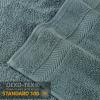 Superior Zero Twist 100% Cotton Bathroom Towels, Super Soft, Fluffy, and Absorbent, Premium Quality 6 Piece Towel Set with 2 Washcloths, 2 Hand Towels, and 2 Bath Towels, Coral(Jade)