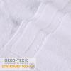 Superior Zero Twist 100% Cotton Bathroom Towels, Super Soft, Fluffy, and Absorbent, Premium Quality 6 Piece Towel Set with 2 Washcloths, 2 Hand Towels, and 2 Bath Towels, Coral(White)