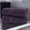 Superior Zero Twist 100% Cotton Bathroom Towels, Super Soft, Fluffy, and Absorbent, Premium Quality 6 Piece Towel Set with 2 Washcloths, 2 Hand Towels, and 2 Bath Towels, Coral(Grape Seed)