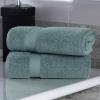 Superior Zero Twist 100% Cotton Bathroom Towels, Super Soft, Fluffy, and Absorbent, Premium Quality 6 Piece Towel Set with 2 Washcloths, 2 Hand Towels, and 2 Bath Towels, Coral(Jade)