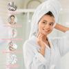 Superior Zero Twist 100% Cotton Bathroom Towels, Super Soft, Fluffy, and Absorbent, Premium Quality 6 Piece Towel Set with 2 Washcloths, 2 Hand Towels, and 2 Bath Towels, Coral(Ivory)