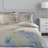 100% Cotton, 3-Piece Full/Queen Single Ply, Soft, Embroidered Peacock Duvet Cover Set(Multicolor)