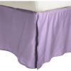 3000 Series Wrinkle Resistant Cloud Solid Bed Skirt, Twin XL, Tan(Lilac)
