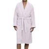Cotton Unisex Terry Robe, Soft And Absorbent Robes For Men And Women, Bathroom Accessories(Lilac)