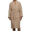 Cotton Unisex Terry Robe, Soft And Absorbent Robes For Men And Women, Bathroom Accessories(Taupe)