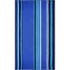 SUPERIOR 100% Cotton Luxury Beach Towels – Oversized Beach Towel, 450 GSM Swim Towel, Red, White, & Blue Ocean Stripes (34″ x 64″)(Blue Stripe)
