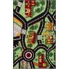 SUPERIOR City-Cruise-Nylon-Parent Area Rug, 5′ x 8′, Grey-Multicolor(2′ x 3′ (Rectangular))