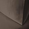 Standard Pillowcases 300-Thread Long-Staple Combed Cotton Sateen, 2-Piece Set, White(Gray)