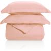 Superior 100% Cotton, 300 Thread Count Wrinkle Free, Easy Care 3 Piece – King/California King Duvet Cover Set, Ivory(Peach)