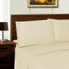 Superior 1000 Thread Count Lyocell Blend Sheet Set, Bedroom Decor 4-Piece Set Includes 1 Deep Pocket Fitted Sheet, 1 Flat Sheet, 2 Pillowcases, Aesthetic Bedding Essentials, Pink, King(Ivory)