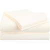 Superior 1500 Series Premium Quality 100% Brushed Soft Microfiber 4-Piece Luxury Deep Pocket Cooling Bed Sheet Set, Hypoallergenic, Wrinkle and Stain Resistant – Full, Teal(Ivory)