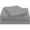 Superior 1500 Series Premium Quality 100% Brushed Soft Microfiber 4-Piece Luxury Deep Pocket Cooling Bed Sheet Set, Hypoallergenic, Wrinkle and Stain Resistant – Full, Teal(Silver)
