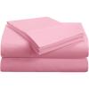 Superior 1500 Series Premium Quality 100% Brushed Soft Microfiber 4-Piece Luxury Deep Pocket Cooling Bed Sheet Set, Hypoallergenic, Wrinkle and Stain Resistant – Full, Teal(Pink)