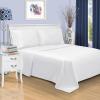 Superior 1500 Thread Count Standard 2-Piece Pillowcase Set, Solid, Single Ply, White