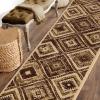 Superior Area Rugs for Bedroom, Farmhouse, Kitchen, Entryway, Laundry Room | Living Room Decor | Mosaic Collection, Chocolate, 2′ 7″ x 8′ Chocolate(Dark Brown)