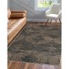 Superior Area Rugs for Bedroom, Farmhouse, Kitchen, Entryway, Laundry Room Living Room Decor Cadwell Collection, 2′ x 3′, Beige Blue(Brown Black)