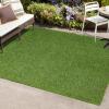Superior Artificial Grass Indoor Outdoor Area Rug, Faux Turf, Fake Grass for Backyard, Playground, Patio, Dog Pet Training, Synthetic Lawn, Floor Decor, Rubber Back, 3′ x 5′, Grass Green(Green)
