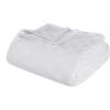 Superior Basketweave Cotton Blanket, Basket Weave Design, Soft, Comfy Cover for Bed, Bedding, Bedroom, Couch Throw, Lounging, Modern Boho Medium Weighted Blankets, Throw Size, Gold(White)