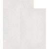 Superior Bath Rug Set, Small Area Rugs for Bathroom, Kitchen Decor, Machine Washable, Non-Slip Bathmat Rug, High-Low Jacquard Mat, Geometric Diamond Accent, Brou Collection, Set of 2, Medium, Ivory(White – Cton)
