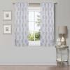 Superior Blackout Curtains, Room Darkening, Bedroom, Drapes, Kitchen, Living Room Window Accents, Sun Blocking, Thermal, 2 Pack, Ribbon Blackout Curtains, Set of 2, 52″ x 84″, Silver(Chrome)