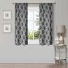 Superior Blackout Curtains, Room Darkening, Bedroom, Drapes, Kitchen, Living Room Window Accents, Sun Blocking, Thermal, 2 Pack, Ribbon Blackout Curtains, Set of 2, 52″ x 84″, Silver(Grey)