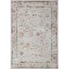 Superior Boho Floral Medallion Washable Rug, Non-Skid Backing, Pet & Kid Friendly, Easy Care, Non-Slip Rugs for Living Room, Kitchen, Bedroom, Low Pile Area Rug, Toucan Collection, 9′ x 12′, Beige(Swan – Cream)