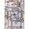 Superior Butterfly Burst Non-Slip Indoor Rug for Kids, Toddlers & Babies, Washable, Perfect for Playroom, Kids Room, Nursery, or Bedroom, Colorful Butterfly Swirls and Stars, 5′ x 7′ 6″, Apricot(Cream)
