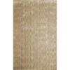 Superior Checkered Hand Woven Viscose Area Rug with Cotton Canvas Backing, Neutral Rug with Cool and Silky Soft Viscose Pile – Beige, 5’ x 8’ Rug(Chalkboard – Beige)