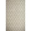 Superior Checkered Hand Woven Viscose Area Rug with Cotton Canvas Backing, Neutral Rug with Cool and Silky Soft Viscose Pile – Beige, 5’ x 8’ Rug(Diamond – Beige)