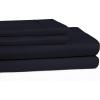 Superior Cotton 300-Thread Count Solid Deep Pocket Sheet Set, King, Light Grey, 4-Piece Set(Navy Blue)