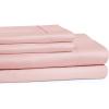 Superior Cotton 300-Thread Count Solid Deep Pocket Sheet Set, King, Light Grey, 4-Piece Set(Peach)