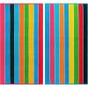 Superior Cotton Beach Towels, Towel Set for Kids, Pool, Swimming, Adults, Oversized, Absorbent, Fast Drying, Bathroom Basics, Nautical, Yacht Club Collection, 34″ x 64″, Navy Blue/White, 2 Piece(Rainbow – Multi Colored)