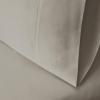 Superior Cotton Blend 600 Thread Count Pillowcases, Cotton Rich Pillow Case 2 Pack, Solid Pillow Covers, Everyday Comfort Basics, Bedding Essentials, Bed Accents, Set of 2, Standard Size, White(Stone)