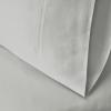 Superior Cotton Blend 600 Thread Count Pillowcases, Cotton Rich Pillow Case 2 Pack, Solid Pillow Covers, Everyday Comfort Basics, Bedding Essentials, Bed Accents, Set of 2, Standard Size, White(Platinum)