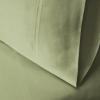 Superior Cotton Blend 600 Thread Count Pillowcases, Cotton Rich Pillow Case 2 Pack, Solid Pillow Covers, Everyday Comfort Basics, Bedding Essentials, Bed Accents, Set of 2, Standard Size, White(Sage)