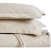Superior Cotton Fleur De Lis Bedspread Set, Warm Blankets, All-Season Bedding, Bedroom Decor, Decorative Boho Medallion Coverlet, Includes 1 Bedspread, 2 Pillow Shams, Full, Peach(Beige)