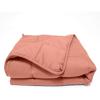 Superior Cotton Weighted Blanket, Perfect for Adults, Fluffy Baby Blankets, Warm, Comfy Bedding, Bedroom, Couch Throw, Blankets for Lounging, Modern Quilted Blanket 48″ x 72″ | 15lbs, Orient Blush(Orient Blush)