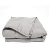 Superior Cotton Weighted Blanket, Perfect for Adults, Fluffy Baby Blankets, Warm, Comfy Bedding, Bedroom, Couch Throw, Blankets for Lounging, Modern Quilted Blanket 48″ x 72″ | 15lbs, Orient Blush(Silver)